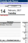 Descărcare gratuită a șablonului Printable Daily Planner DOC, XLS sau PPT pentru a fi editat gratuit cu LibreOffice online sau OpenOffice Desktop online