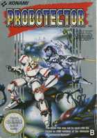 Free download Probotector [ Contra] ( Konami, 1988) German NES Cover Art free photo or picture to be edited with GIMP online image editor