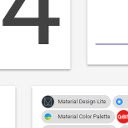 PRODUCTIVE New Tab Material Design  screen for extension Chrome web store in OffiDocs Chromium