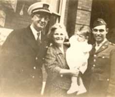 Free download Prosper and Amanda Chatel with Lionel and Judy Chatel-March 1944 free photo or picture to be edited with GIMP online image editor