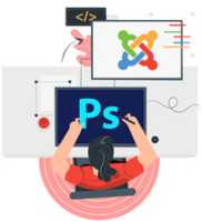 Free download PSD To Joomla Development free photo or picture to be edited with GIMP online image editor