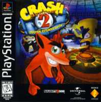 Free download PSX Crash Bandicoot 2 Cortex Strikes Back - Cover - (USA) free photo or picture to be edited with GIMP online image editor