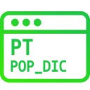 PT POPDIC  screen for extension Chrome web store in OffiDocs Chromium