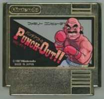 Free download Punch-Out!! Gold Famicom Cartridge free photo or picture to be edited with GIMP online image editor