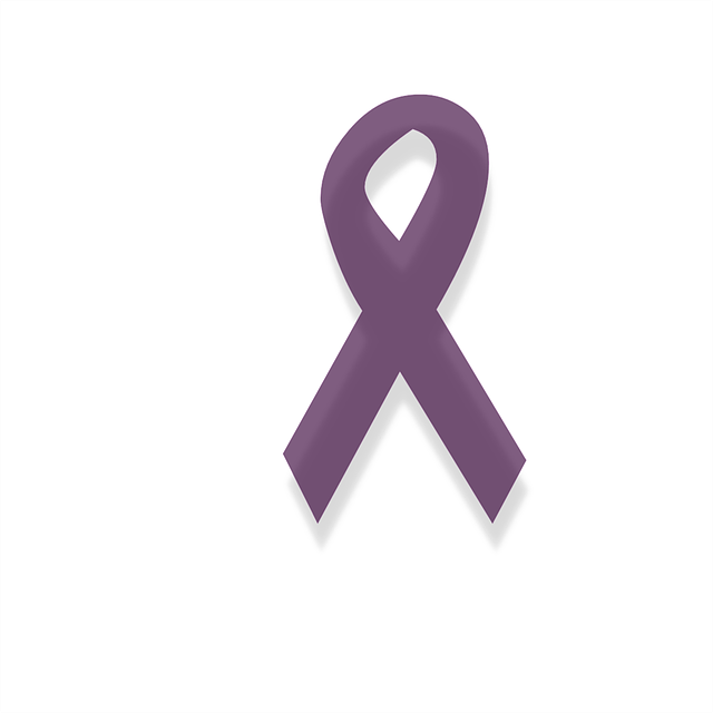 Free download Purple Ribbon Awareness -  free illustration to be edited with GIMP free online image editor