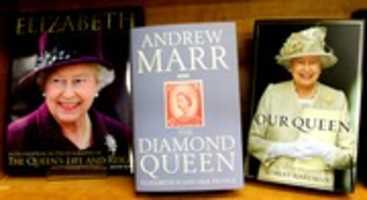 Free download Queen Elizabeth II on a Shelf free photo or picture to be edited with GIMP online image editor