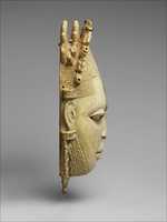 Безкоштовно завантажте безкоштовну фотографію або зображення Queen Mother Pendant Mask: Iyoba для редагування за допомогою онлайн-редактора зображень GIMP