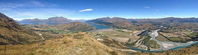 Free download queenstown lake wakatipu free picture to be edited with GIMP free online image editor