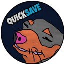 QuickSave Emotes  screen for extension Chrome web store in OffiDocs Chromium