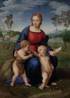 Free download Raffaello Sanzio, Madonna Del Cardellino free photo or picture to be edited with GIMP online image editor