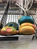 Free download Rainbow Bagels in the West Philadelphia Fresh Grocer in 2019 free photo or picture to be edited with GIMP online image editor