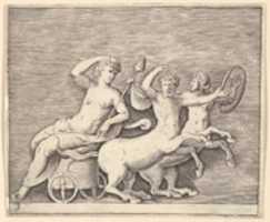 Free download Reclining Female Figure on a Chariot drawn by Two Centaurs free photo or picture to be edited with GIMP online image editor