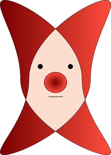 Free download Red Clown Face - Free vector graphic on Pixabay free illustration to be edited with GIMP free online image editor