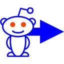 Reddit Blue Links  screen for extension Chrome web store in OffiDocs Chromium