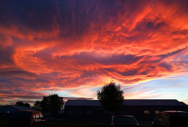 Muat turun percuma Red Sky Evening Dusk - foto atau gambar percuma untuk diedit dengan editor imej dalam talian GIMP