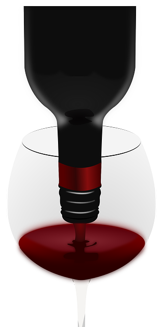 Free download Red Wine Glass Bottle - Free vector graphic on Pixabay free illustration to be edited with GIMP free online image editor