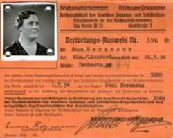 Free download Reichsfachschaft Vertretungs-Ausweis  free photo or picture to be edited with GIMP online image editor