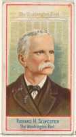 Free download Richard H. Silvester, The Washington Post, from the American Editors series (N1) for Allen & Ginter Cigarettes Brands free photo or picture to be edited with GIMP online image editor