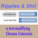 Ripples and Shit  screen for extension Chrome web store in OffiDocs Chromium