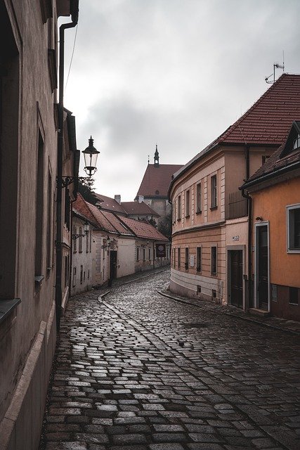 Free download road lonely road historic center free picture to be edited with GIMP free online image editor