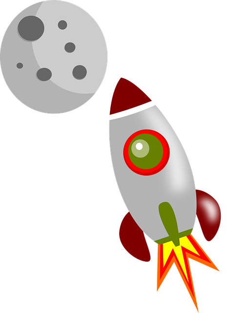 Free download Rocket Moon Space - Free vector graphic on Pixabay free illustration to be edited with GIMP free online image editor