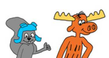 免费下载 Rocky And Bullwinkle 免费照片或图片以使用 GIMP 在线图像编辑器进行编辑