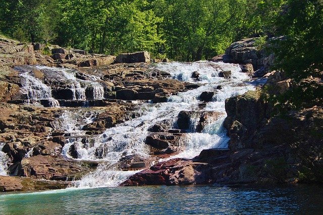 Free download rocky falls missouri falls free picture to be edited with GIMP free online image editor