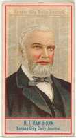 Free download R.T. Van Horn, Kansas City Daily Journal, from the American Editors series (N1) for Allen & Ginter Cigarettes Brands free photo or picture to be edited with GIMP online image editor