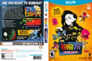 Free download Runbow Deluxe Edition Wii U Box Art free photo or picture to be edited with GIMP online image editor