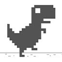 Running Dinosaur T Rex  screen for extension Chrome web store in OffiDocs Chromium