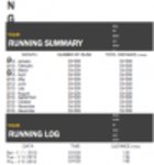 Free download Running Log DOC, XLS or PPT template free to be edited with LibreOffice online or OpenOffice Desktop online