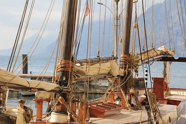 Free download sailing ship port summer mast free picture to be edited with GIMP free online image editor