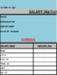 Descargue gratis la plantilla Salary Slip Format en Excel DOC, XLS o PPT para editarla con LibreOffice en línea o OpenOffice Desktop en línea