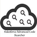 Salesforce advanced Code searcher  screen for extension Chrome web store in OffiDocs Chromium