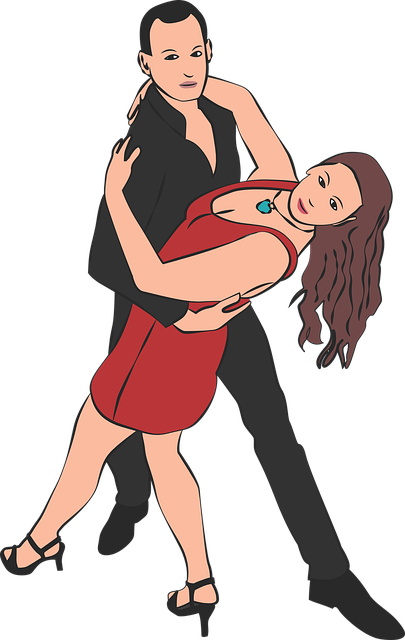 Free download Salsa Dancers Couple - Free vector graphic on Pixabay free illustration to be edited with GIMP free online image editor