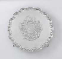 Free download Salver with arms of Judith Jodrell free photo or picture to be edited with GIMP online image editor