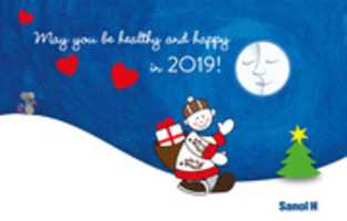 Free download Sanol H Happy New Year 2019 free photo or picture to be edited with GIMP online image editor