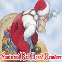 Santa and Red Nosed Reindeer Puzzle  screen for extension Chrome web store in OffiDocs Chromium