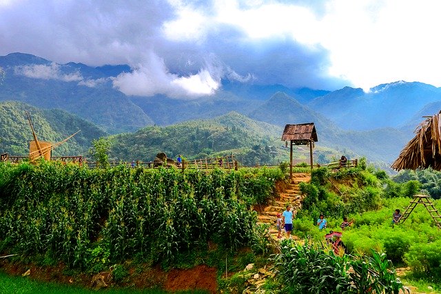 Безкоштовно завантажте Sapa Landscape Mountain - безкоштовну фотографію або зображення для редагування за допомогою онлайн-редактора зображень GIMP