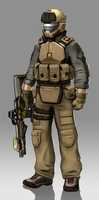 Free download Sci-fi Modern Soldier - Concept Art free photo or picture to be edited with GIMP online image editor