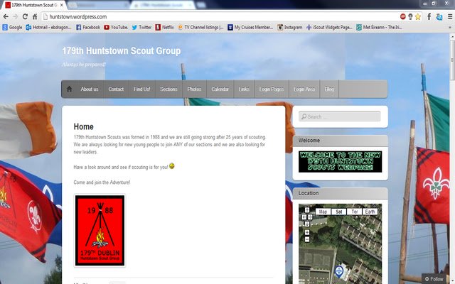 179º Huntstown Scouts da Chrome Web Store a ser executado com OffiDocs Chromium online