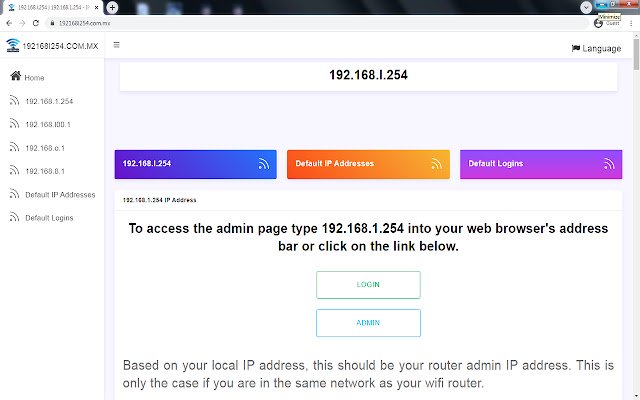 192.168 login router  from Chrome web store to be run with OffiDocs Chromium online