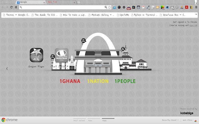 1 Ghana, 1 Nation, 1 People  from Chrome web store to be run with OffiDocs Chromium online