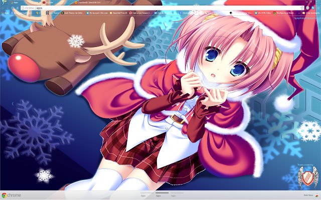 2014 Christmas Anime theme 1/13 1600x900  from Chrome web store to be run with OffiDocs Chromium online