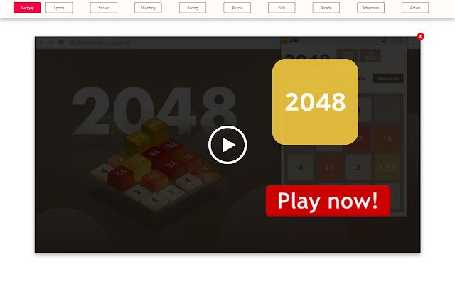 2048 unblocked  from Chrome web store to be run with OffiDocs Chromium online