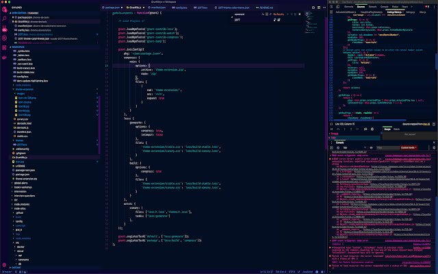 2077 DevTools Theme  from Chrome web store to be run with OffiDocs Chromium online