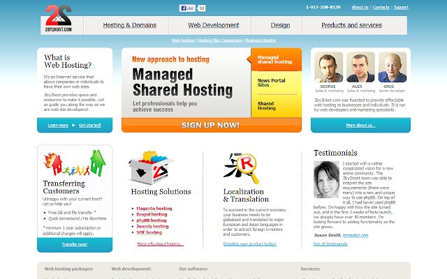 2by2host cloud hosting  from Chrome web store to be run with OffiDocs Chromium online