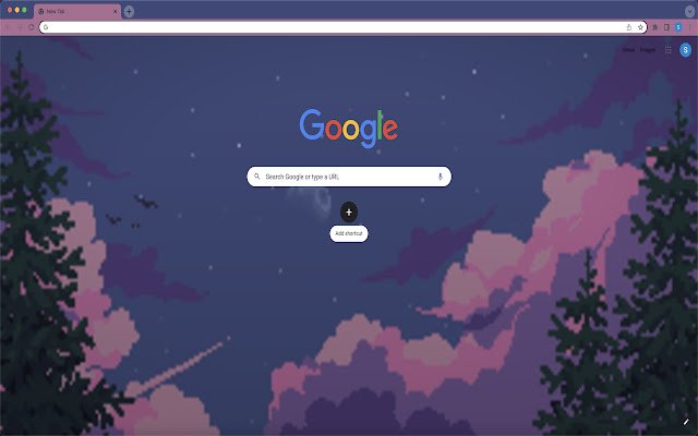 8 Bit Night Theme  from Chrome web store to be run with OffiDocs Chromium online