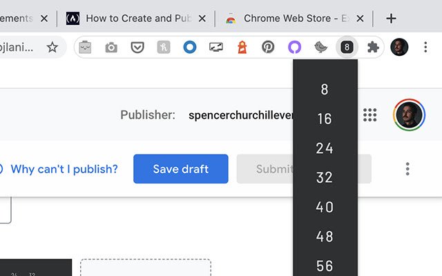 8 Pixel Grid Reference  from Chrome web store to be run with OffiDocs Chromium online