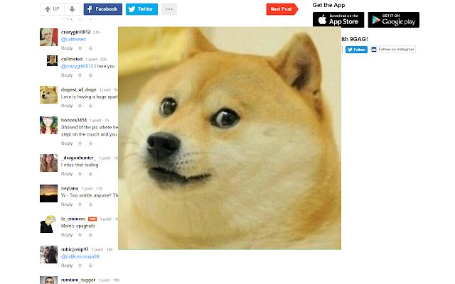 9GAG Profile Picture  from Chrome web store to be run with OffiDocs Chromium online